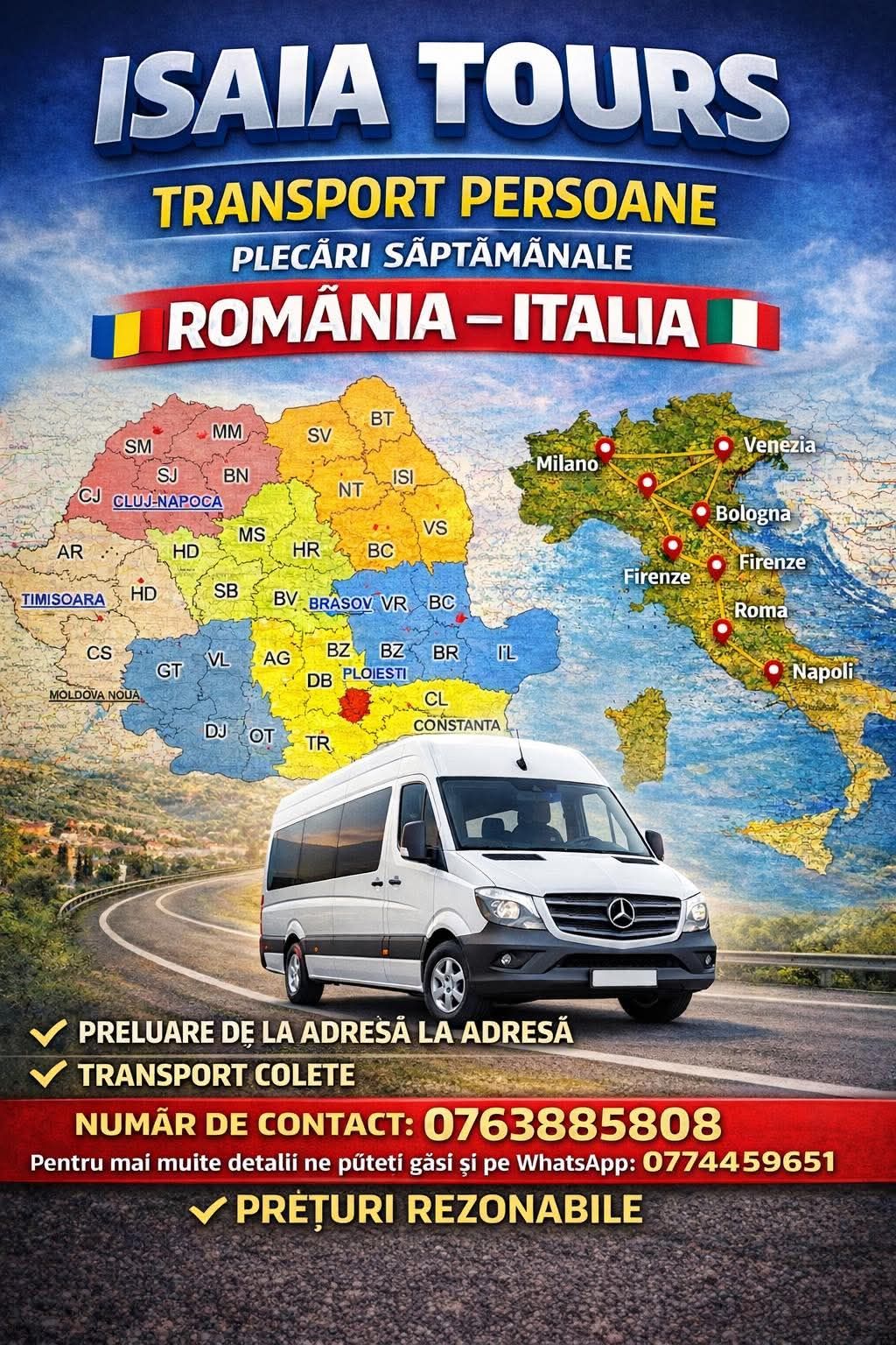 Microbuz transport persoane Timișoara Germania - Renault Trafic